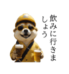 サングラス豆柴と柴犬（個別スタンプ：24）