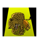 チーターのしっぽしぐさ（個別スタンプ：24）