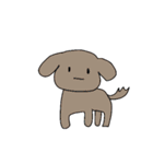 下手っぴ動物と文字（個別スタンプ：2）
