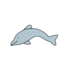 下手っぴ動物と文字（個別スタンプ：4）