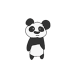 下手っぴ動物と文字（個別スタンプ：8）