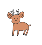 下手っぴ動物と文字（個別スタンプ：9）