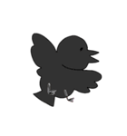下手っぴ動物と文字（個別スタンプ：11）