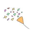 下手っぴ動物と文字（個別スタンプ：23）