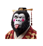 ゴリラ×お殿様！3Dリアル！（個別スタンプ：4）