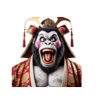 ゴリラ×お殿様！3Dリアル！（個別スタンプ：8）