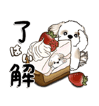 シーズー犬 2025『食べ物大好き』（個別スタンプ：3）