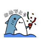 おさるのモン太とサメとネコ（個別スタンプ：15）