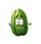 多彩な表情の野菜（個別スタンプ：15）