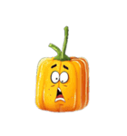 多彩な表情の野菜（個別スタンプ：16）