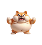 太った柴犬 ダイエットしたくない（個別スタンプ：5）