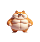 太った柴犬 ダイエットしたくない（個別スタンプ：14）