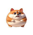太った柴犬 ダイエットしたくない（個別スタンプ：29）