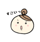 まるがお女子3（個別スタンプ：3）