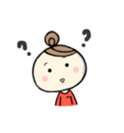 まるがお女子3（個別スタンプ：12）