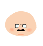 顔で語るパパ（個別スタンプ：1）