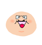 顔で語るパパ（個別スタンプ：6）