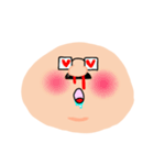 顔で語るパパ（個別スタンプ：15）