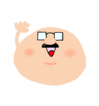 顔で語るパパ（個別スタンプ：21）
