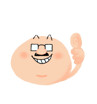 顔で語るパパ（個別スタンプ：24）
