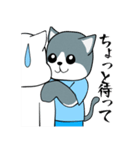 わらってるはいいろねこ（個別スタンプ：24）