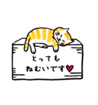 ゴロゴロしてるゆるかわねこ♡のスタンプ（個別スタンプ：11）