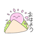 サンドイッチのハム（個別スタンプ：5）