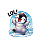 かわいい子ペンギンのLINEスタンプ（個別スタンプ：9）