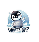 かわいい子ペンギンのLINEスタンプ（個別スタンプ：12）