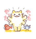 白目ねこ1（個別スタンプ：14）