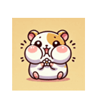 表情豊かなハムスター MT（個別スタンプ：1）