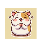 表情豊かなハムスター MT（個別スタンプ：3）