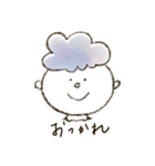 カーリーヘアの男の子スタンプ（個別スタンプ：6）