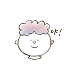 カーリーヘアの男の子スタンプ（個別スタンプ：13）