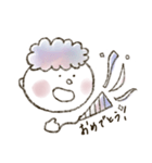 カーリーヘアの男の子スタンプ（個別スタンプ：38）