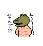 わにさんの日常。（個別スタンプ：10）