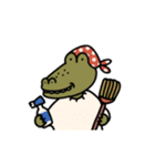 わにさんの日常。（個別スタンプ：11）