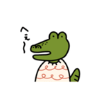 わにさんの日常。（個別スタンプ：36）