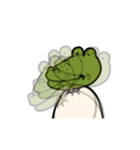 わにさんの日常。（個別スタンプ：40）