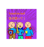 ブサカワ宇宙人［英語が学べる］（個別スタンプ：7）