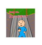 ブサカワ宇宙人［英語が学べる］（個別スタンプ：8）