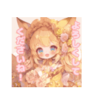 らぶらぶゴスロリ狐っ娘（個別スタンプ：1）
