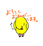日常で使える手書きセキセイインコ（個別スタンプ：5）