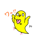 日常で使える手書きセキセイインコ（個別スタンプ：24）