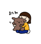 たれみみうさぎと飼い主の日常（個別スタンプ：11）