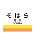 北勢線の駅名スタンプ（個別スタンプ：11）