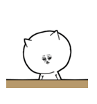 やる気が出ないネコ(文字無し版)（個別スタンプ：3）
