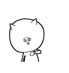 やる気が出ないネコ(文字無し版)（個別スタンプ：6）