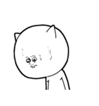 やる気が出ないネコ(文字無し版)（個別スタンプ：12）