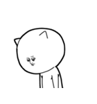 やる気が出ないネコ(文字無し版)（個別スタンプ：17）